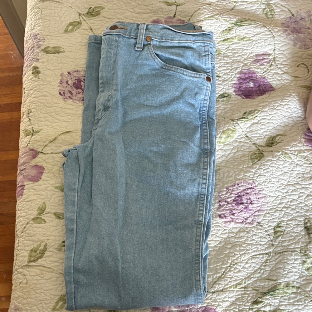 Wrangler Light Blue Denim Pants